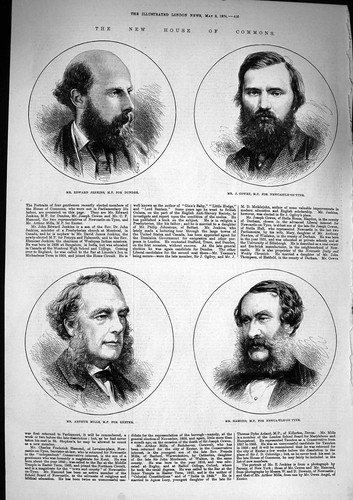 Original old antique print - old,