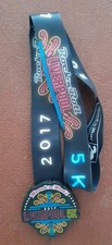 2017 Liverpool Rock and Roll 5K Race Finishers Medal Complete With Ribbon