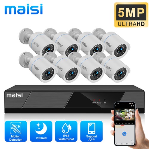 5mp cctv system - 5mp, dvr