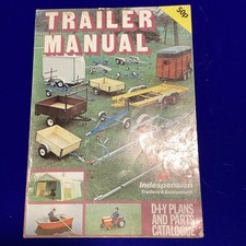 Vintage 1980/81 Indespension Trailer and equipment Manual  LR012