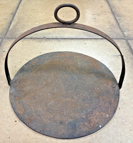 Antique cast iron hanging - iron,