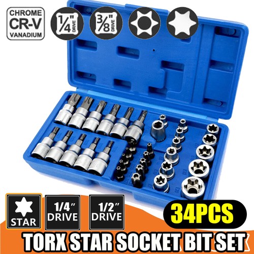 34pcs torx torque tork star - 34pcs,