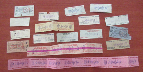 Job lot old bus tickets - job,