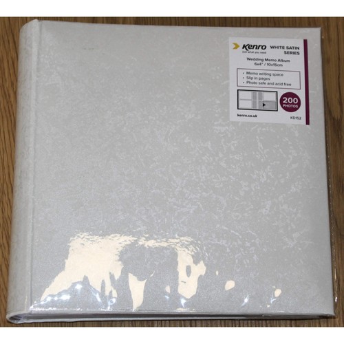 White satin wedding 6x4 slip - white,