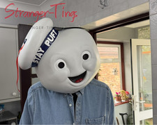 Ghostbusters Stay Puft Marshmallow Man Mask Trick or Treat Studios