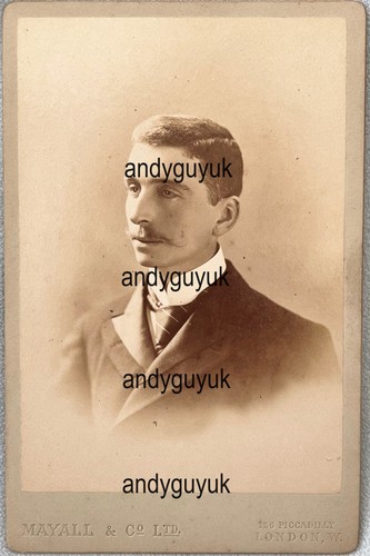 Cabinet card victoria cross - card,