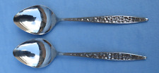 Vintage Viners Mosaic Serving Table Spoons x 2 Stainless Steel Good Condition