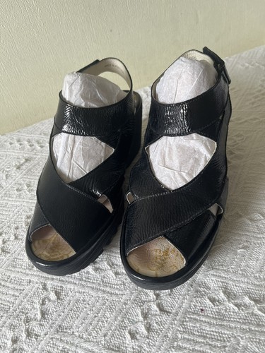 Fly london black wedge heel - fly,