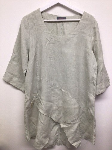 Sahara linen lagenlook tunic - linen,