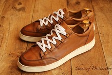 Russell & Bromley Tan Brown Leather Trainers Shoes Men's UK 11 US 12 EU 45
