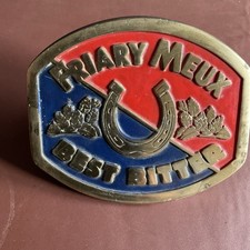 Friary Meux Best Bitter Beer Tap Handle Pull Brass Plaque  English Pub