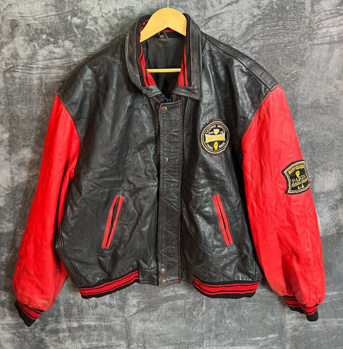 Vintage leather biker - biker, jacket