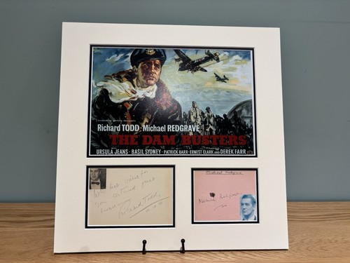 Redgrave and todd signed pages - signed,