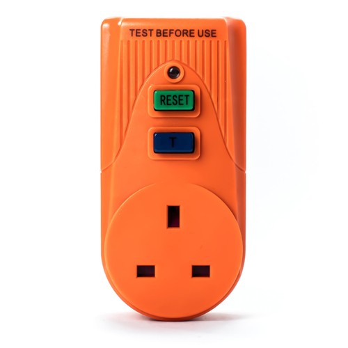 Status orange 13a rcd plug - status,