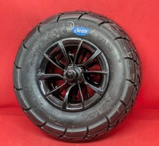 9" ,2.80/2.50-4 Solid Tire for Scooter. Black Wheel. Clean Non Marking