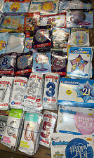 Mega Lot Of 100 Mixed Foil Balloons Wholesale Job Lot Clearance