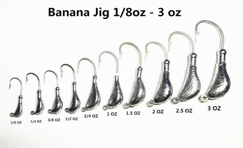 Pcs banana jig - 5, fishing