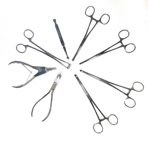 Body piercing tools pliers - piercing,