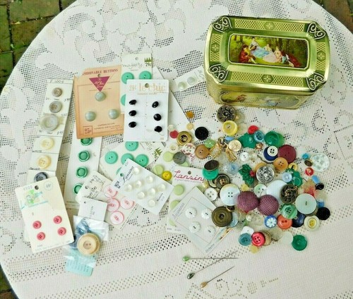 Vintage west german hinged tin - west,