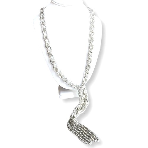 Vintage silver tone strand - tone, 6