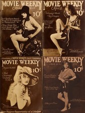 15 Old Issues of Movie Weekly