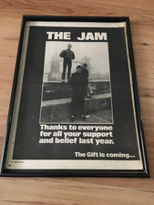 THE JAM-1982 original A3 framed poster size advert