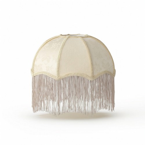 Lampshade with fringe - lampshade, fringed