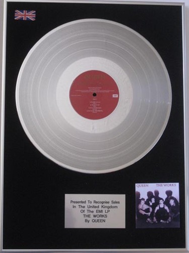 Queen platinum disc - queen,