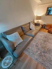 Large Italian Leather Sofa