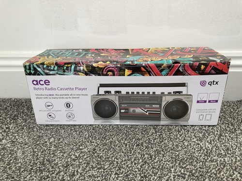 Ace qtx retro radio cassette - radio,
