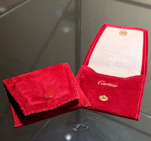 Cartier genuine red velvet - cartier,