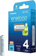 4x Panasonic Eneloop AAA