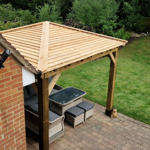 Wooden gazebo cedar - gazebo,