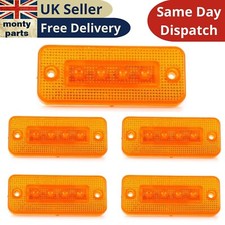 5 x 12V 4 LED ORANGE SIDE