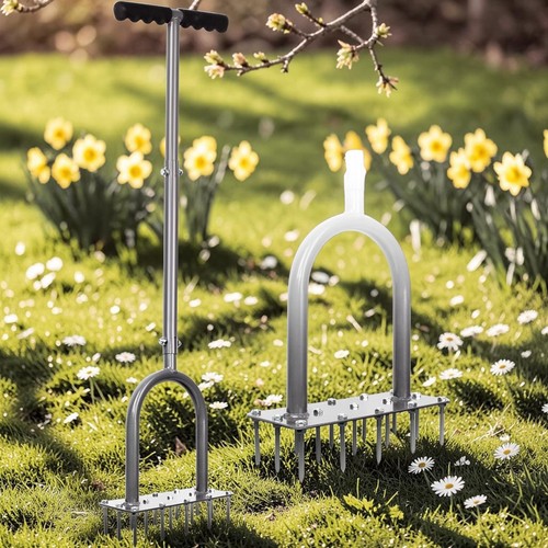 Lawn aerator tool manual heavy - tool,