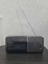 Vintage Sony Fm Am Radio Cassette Corder Player CFM-140S In Black