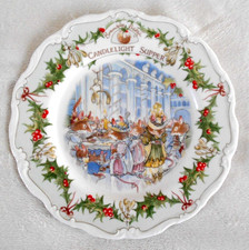 Royal Doulton Brambly Hedge Plate "Candlelight Supper" -8"