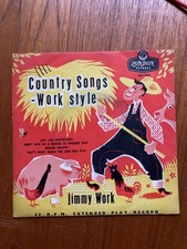 EP-JIMMY WORK-COUNTRY SONGS WORK STYLE-GOLD LONDON TRI