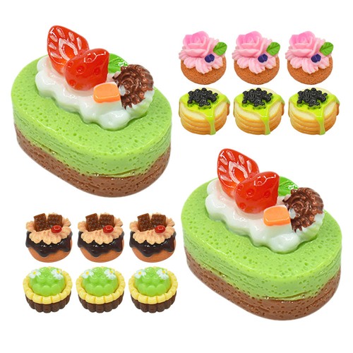 Pcs lifelike desserts fake - 15,