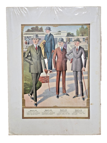 1920 antique men suiting - antique, men's