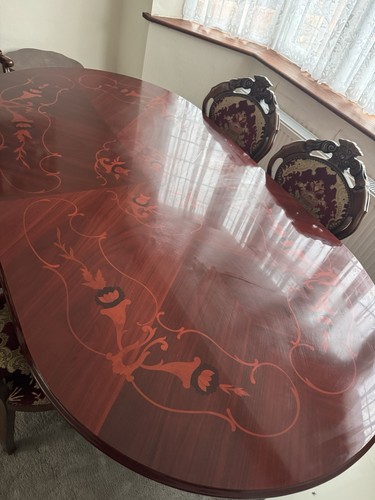 Mahogany dining table - mahogany,