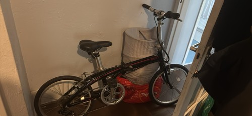 Tern link folding - folding, bike