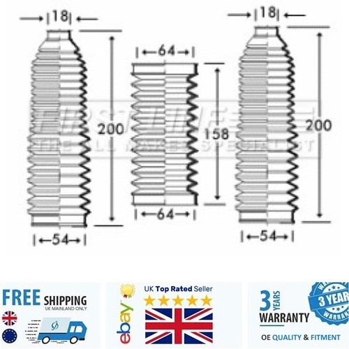 Steering bellow kit fsg3221 - steering,
