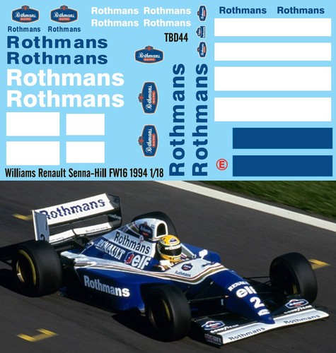 Decals for williams - for,