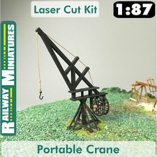 PORTABLE CRANE kit HO 1:87