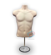 Male mannequin display - mannequin, half