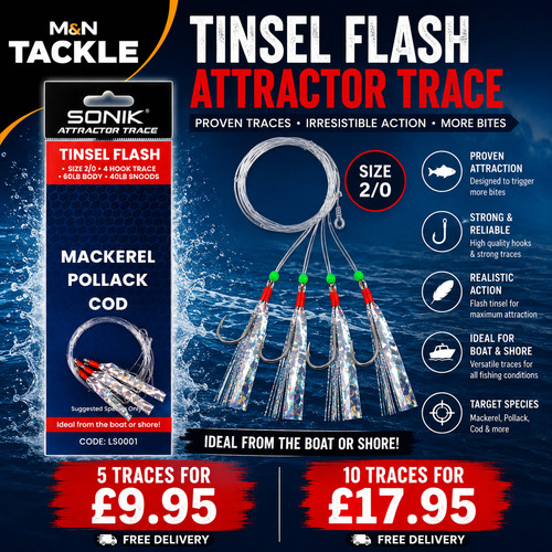 Sonik sea fishing tinsel - sonik,