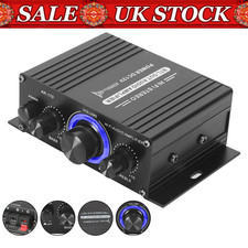 40W Power Digital HiFi Power Amplifier Audio Digital Stereo FM Amplifier Home UK