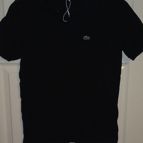 Lacoste teens black - black, cotton