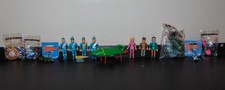 Thunderbirds Matchbox Figures Bundle with Mini Vehicles, Keyrings